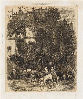 RODOLPHE BRESDIN Two etchings.